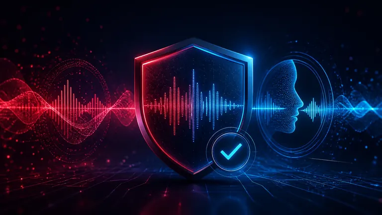 Titelbild: Deepfake-Audio und AI Voice Detector: Digitale Sicherheit für Marken im Jahr 2026