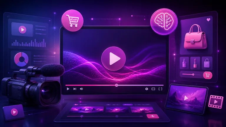 Video-Marketing im Jahr 2026: Shoppable Videos, Generative KI und Interaktive Inhalte Titelbild: Video-Marketing im Jahr 2026: Shoppable Videos, Generative KI und Interaktive Inhalte
