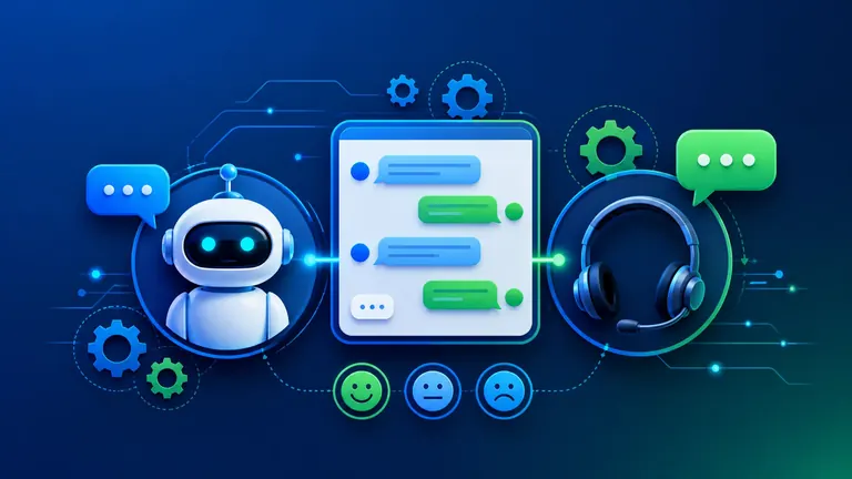 Titelbild: Hybrider Kundenservice IA + Mensch: Der Standard für Customer Experience im Jahr 2026