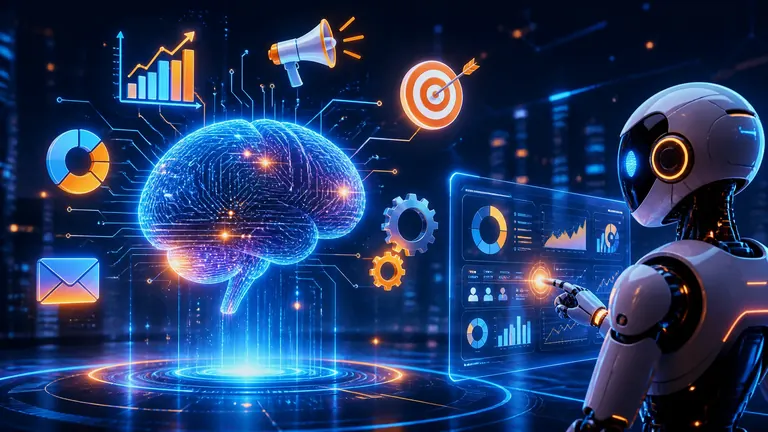 Titelbild: KI im digitalen Marketing: Wie Künstliche Intelligenz Kampagnen im Jahr 2026 transformiert