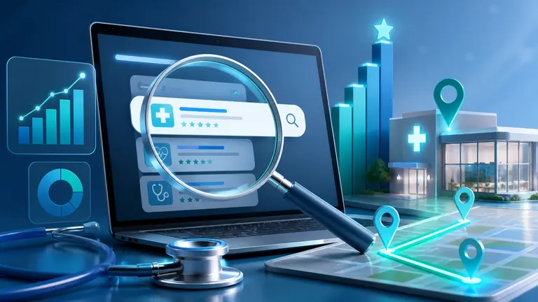 Titelbild: SEO für Kliniken: So erscheinen Sie bei Google in Ihrer Region